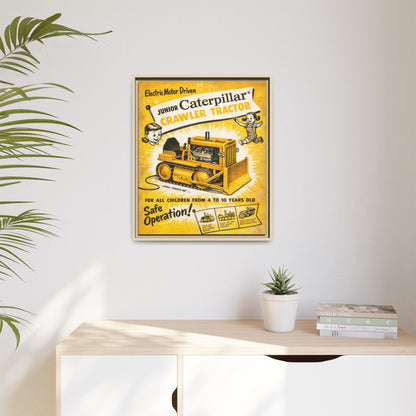 Junior Crawler Vintage Advertisement Art | Framed Wall Art on Canvas