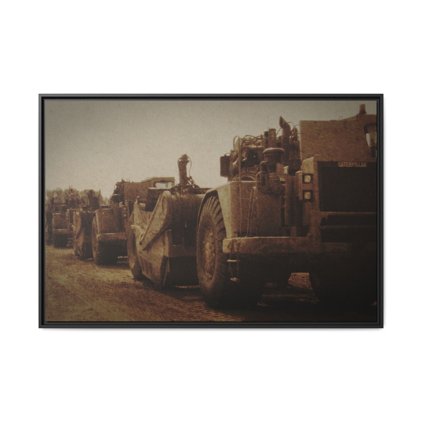 Classic Scraper Lineup | Framed Wall Art on Stretched Canvas