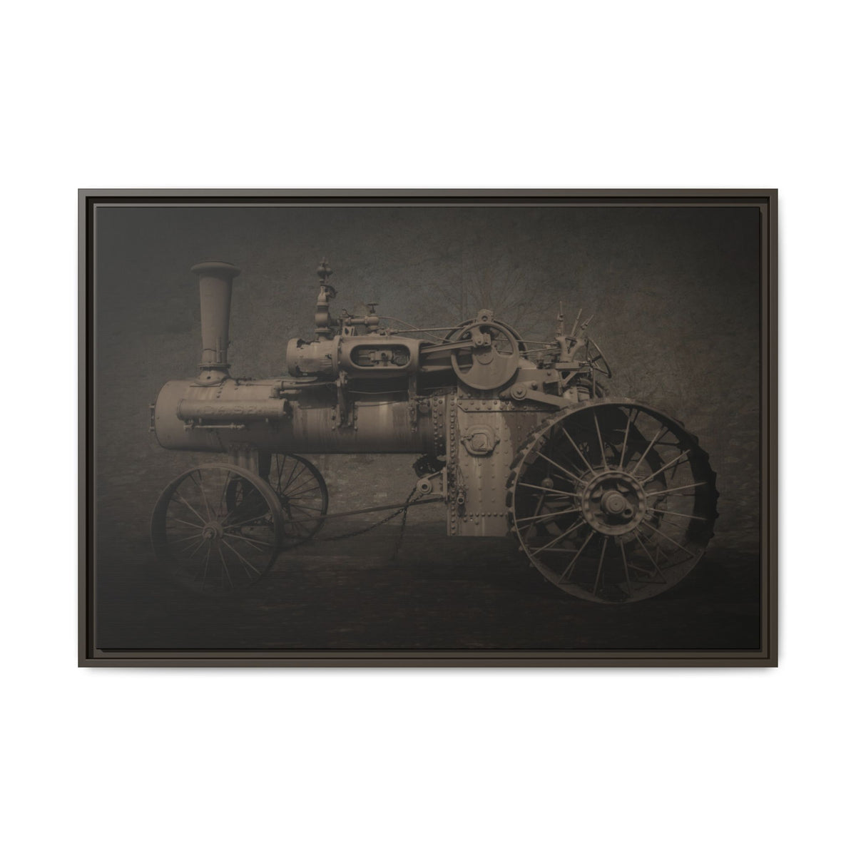 Vintage CASE 65 HP Tractor Photo Wall Art on Canvas