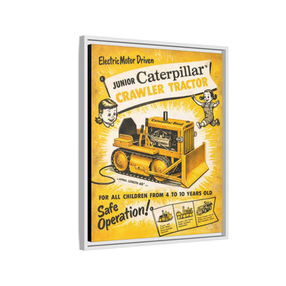 Junior Crawler Vintage Advertisement Art | Framed Wall Art on Canvas
