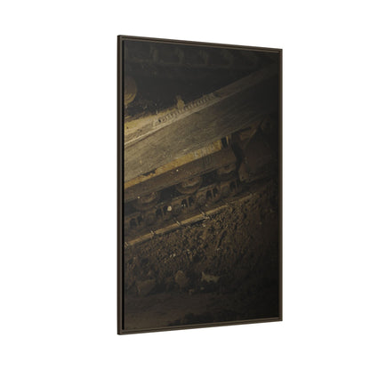 Copy of D6 Undercarriage Closeup Triptych| Framed | Right Panel