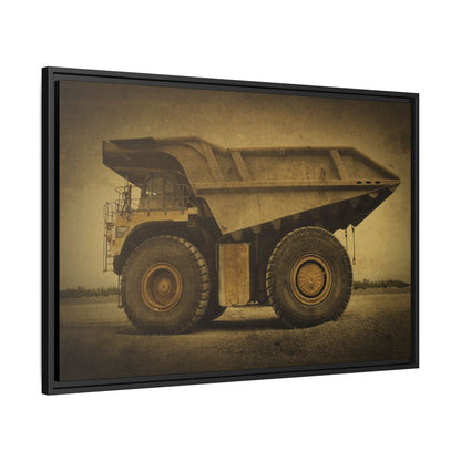 Big Wheel 795 Hauler Photo Art on Framed Canvas