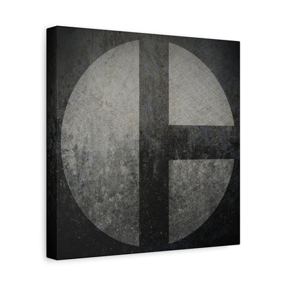 C Moon Graphic Art | Stretched Canvas (no decorative frame)