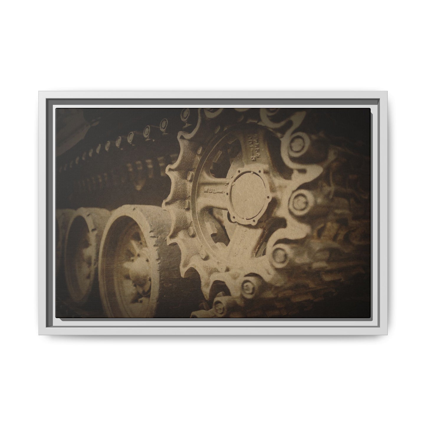 Weathered Crawler CloseUp | Framed Wall Art on Stretched Canvas