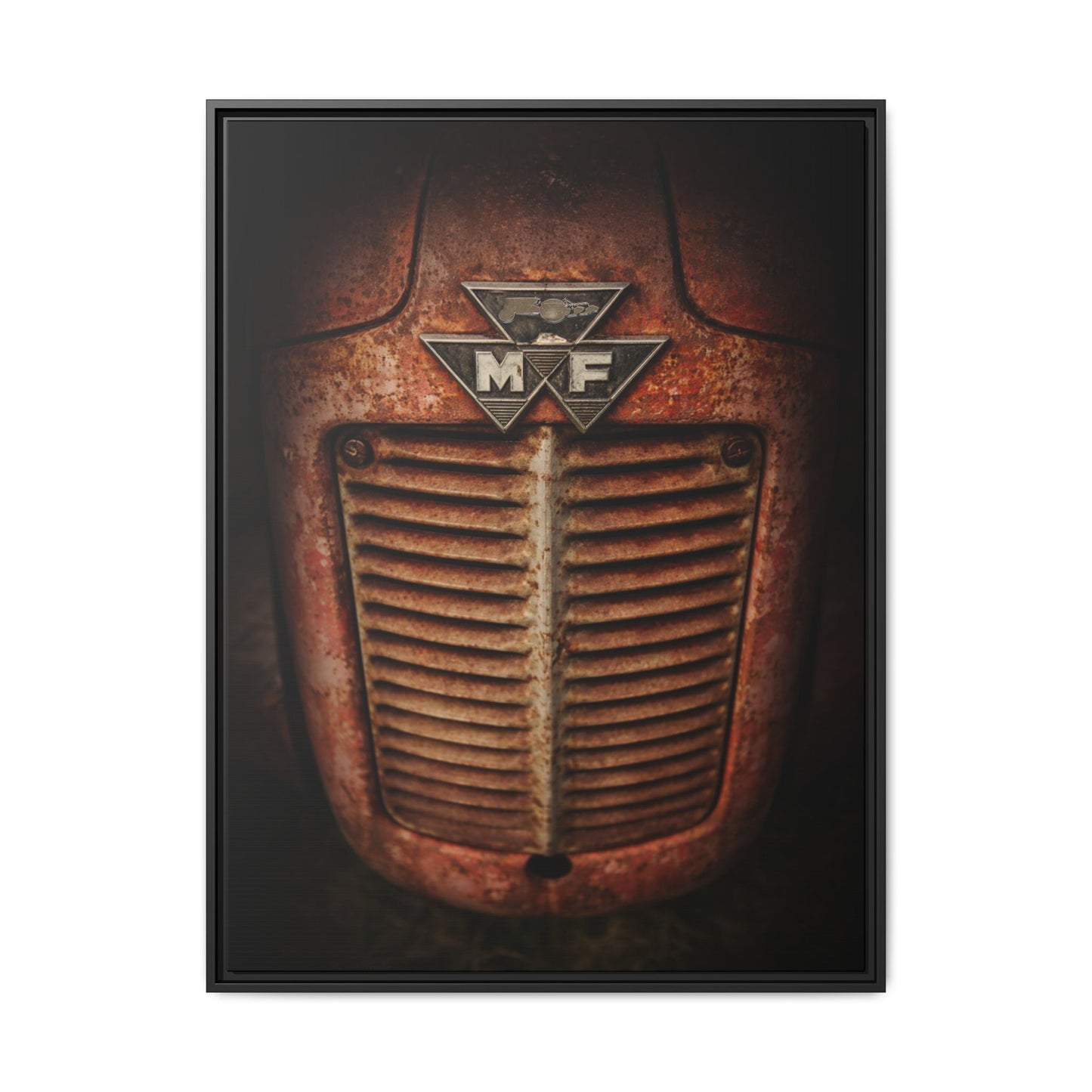 Vintage Rusty Massey Grill on Canvas