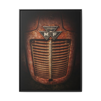 Vintage Rusty Massey Grill on Canvas