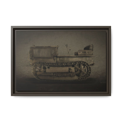 Vintage Crawler 10 'TEN' Tractor | Photo Wall Art on Framed Canvas