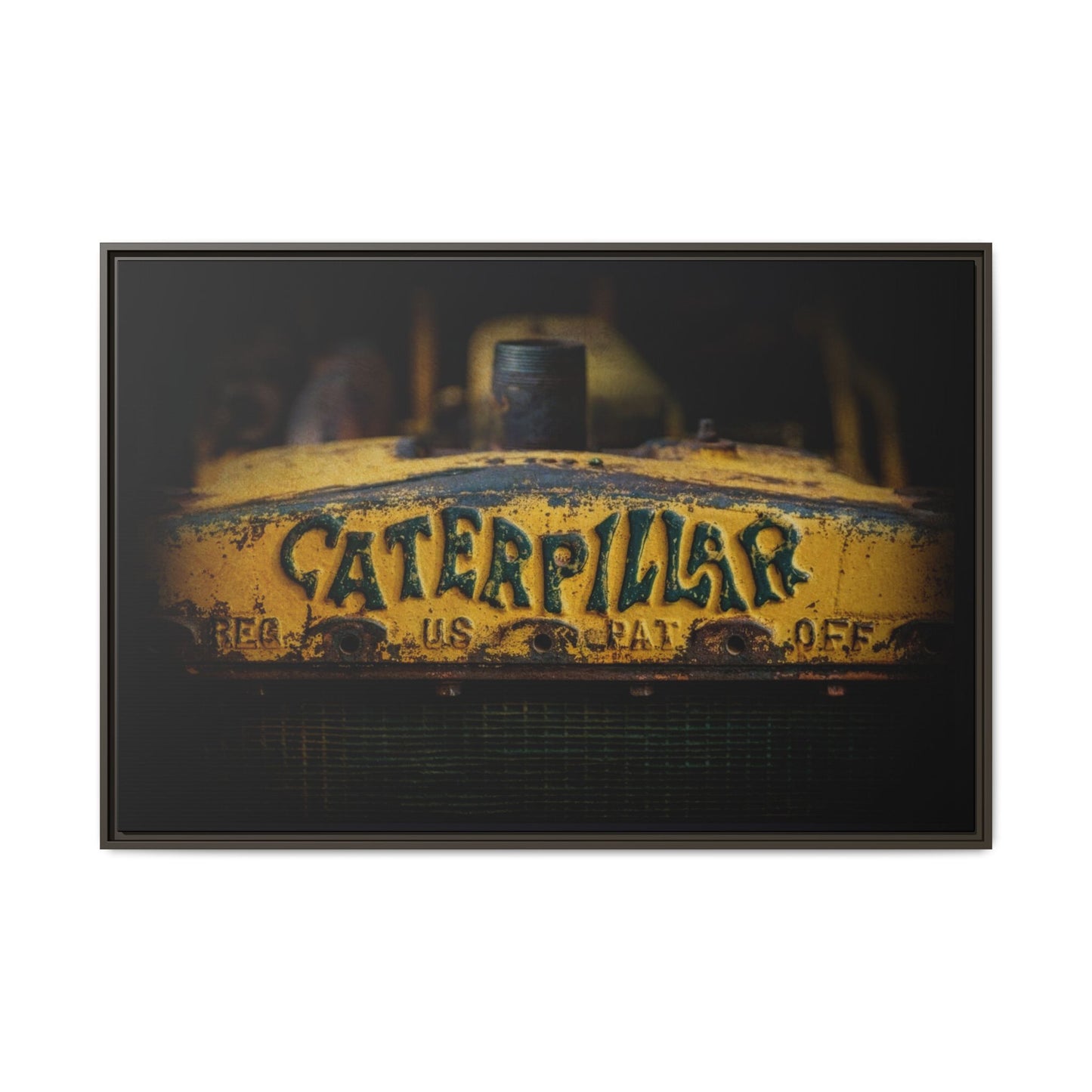 Vintage  Crawler Grill | Framed Wall Art on Stretched Canvas