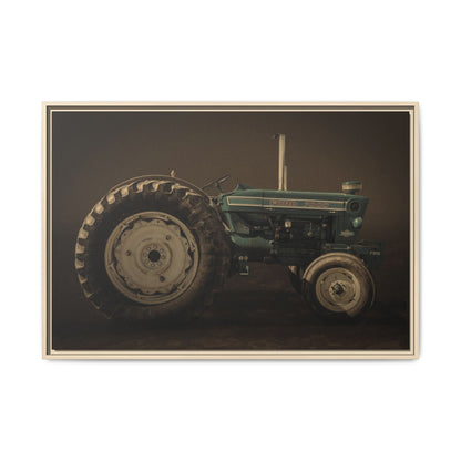 Classic Ford 7000 Tractor Photo Wall Art | Framed Stretched Canvas