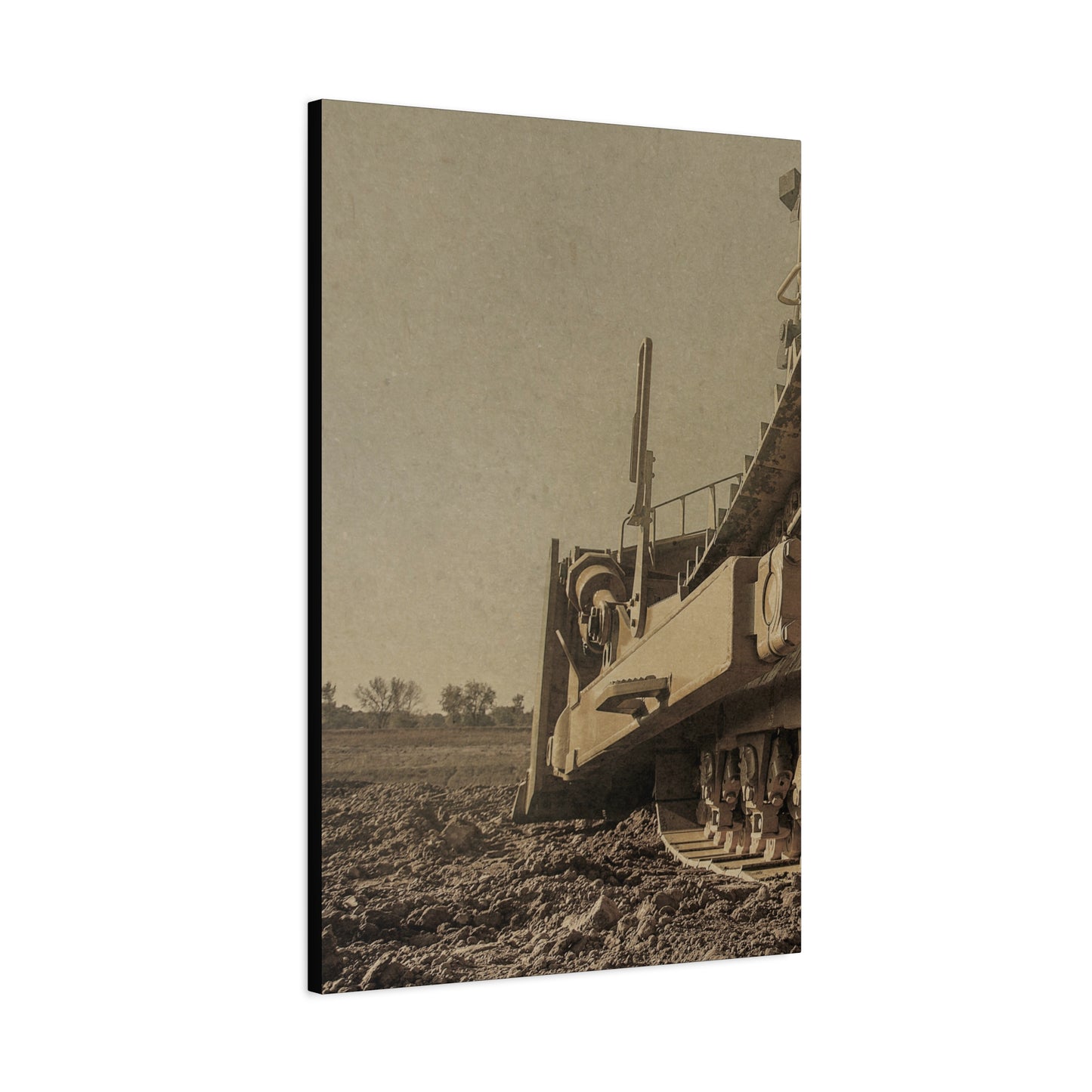 Epic D8 Dozer Track Triptych | Left Panel