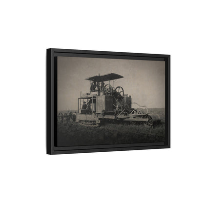 1904 Holt Caterpillar Tractor | Framed | Wall Art on Stretched Canvas