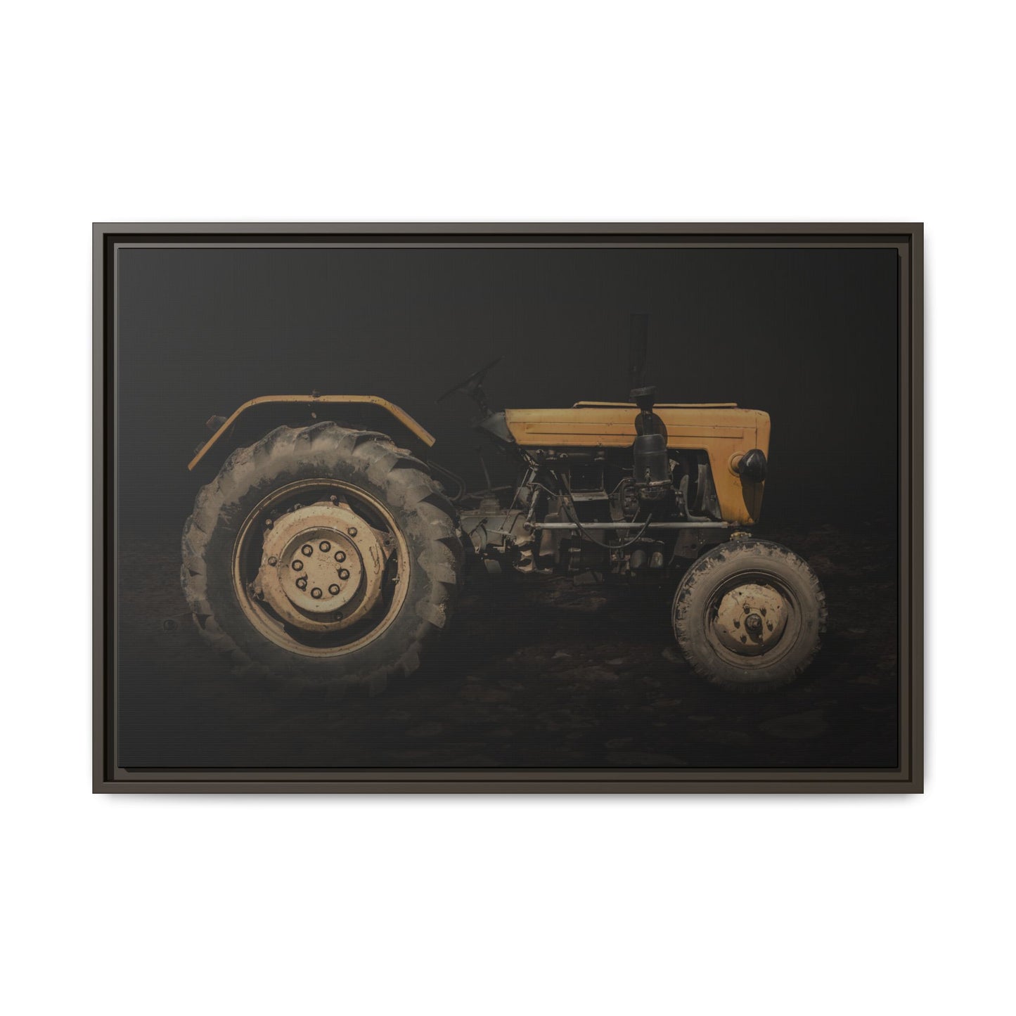 Vintage Usra Tractor Photo Wall Art on Canvas