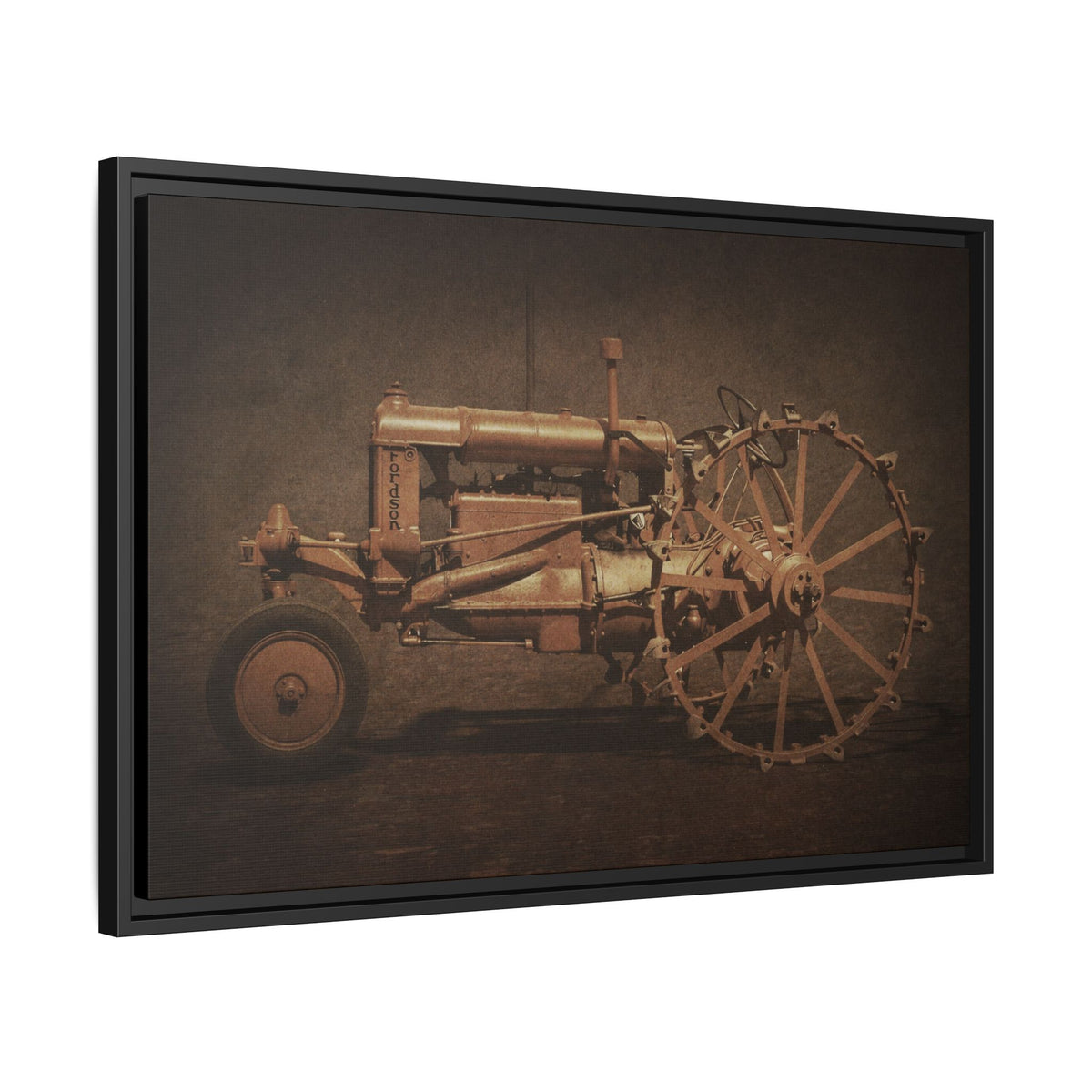 Vintage Ford Fordson Steel Wheel | Wall Art on Framed Canvas