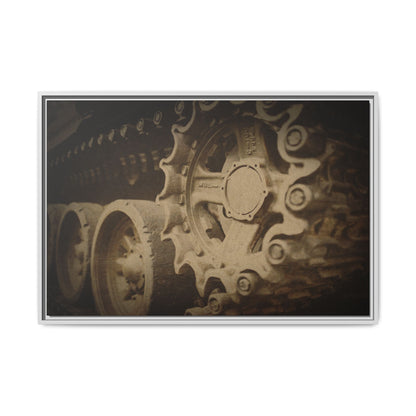 Weathered Crawler CloseUp | Framed Wall Art on Stretched Canvas