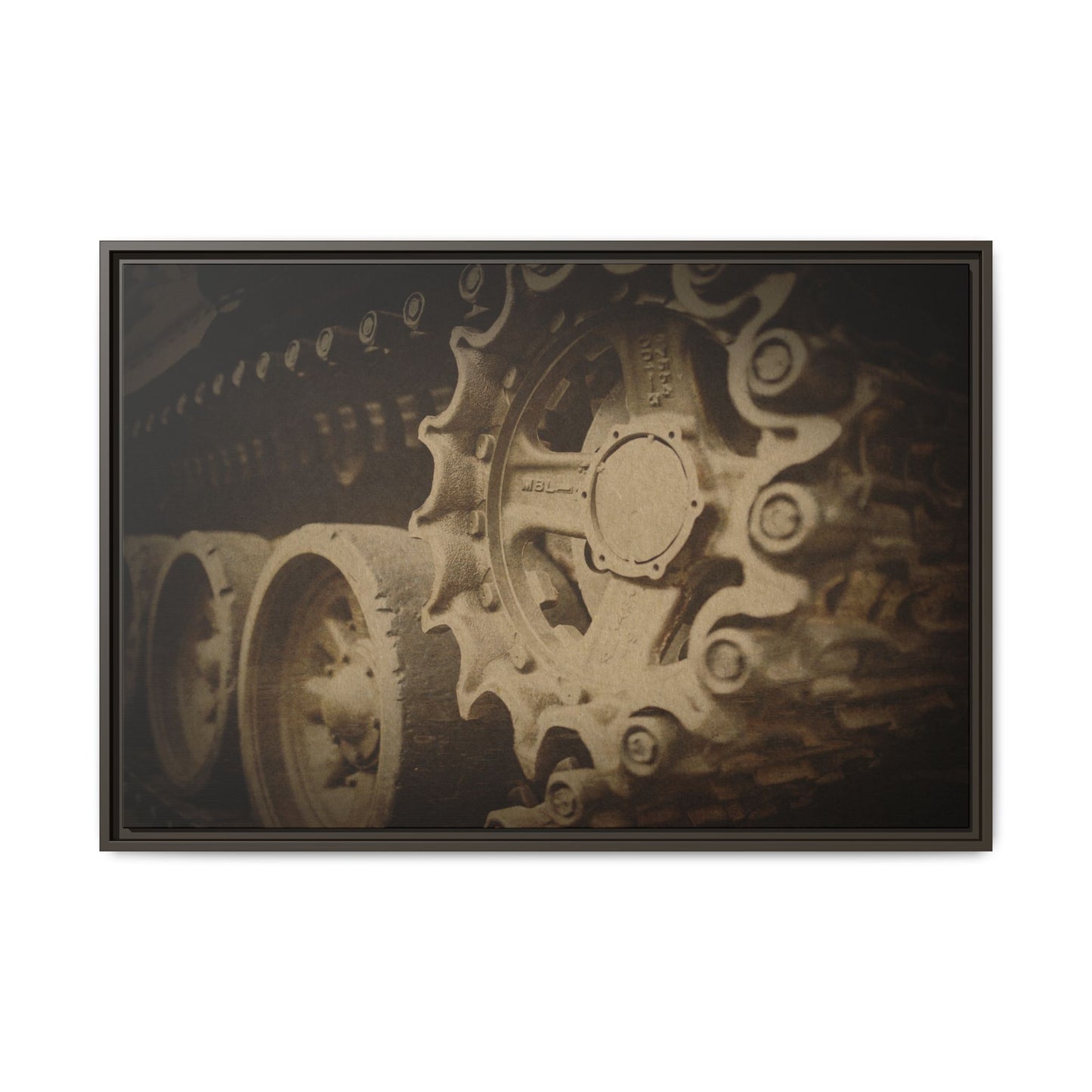 Weathered Crawler CloseUp | Framed Wall Art on Stretched Canvas