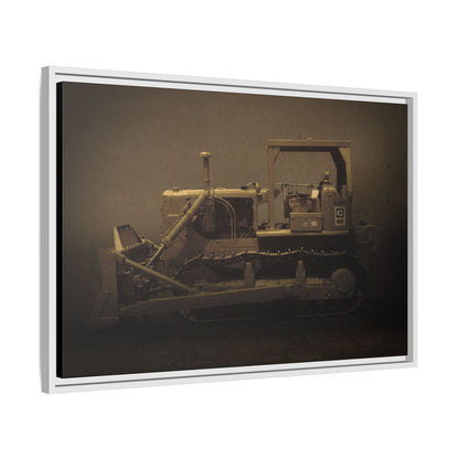 Classic D7 Dozer | Framed Wall Art on Stretched Canvas