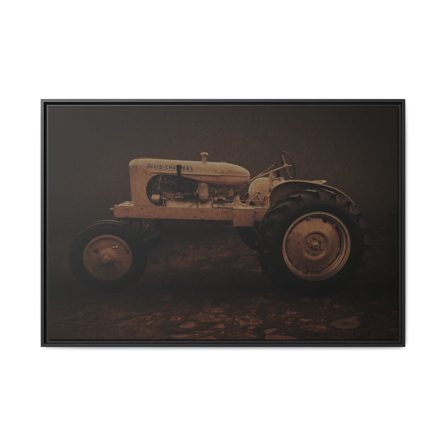 Vintage Allis Chalmers WC | Framed Wall Art on Stretched Canvas