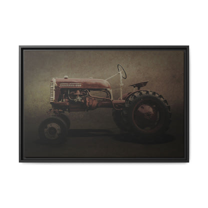 Vintage Farmall Cub Tractor | Framed Wall Art on Stretched Canvas