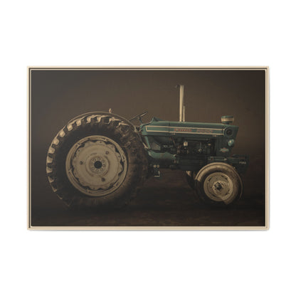 Classic Ford 7000 Tractor Photo Wall Art | Framed Stretched Canvas