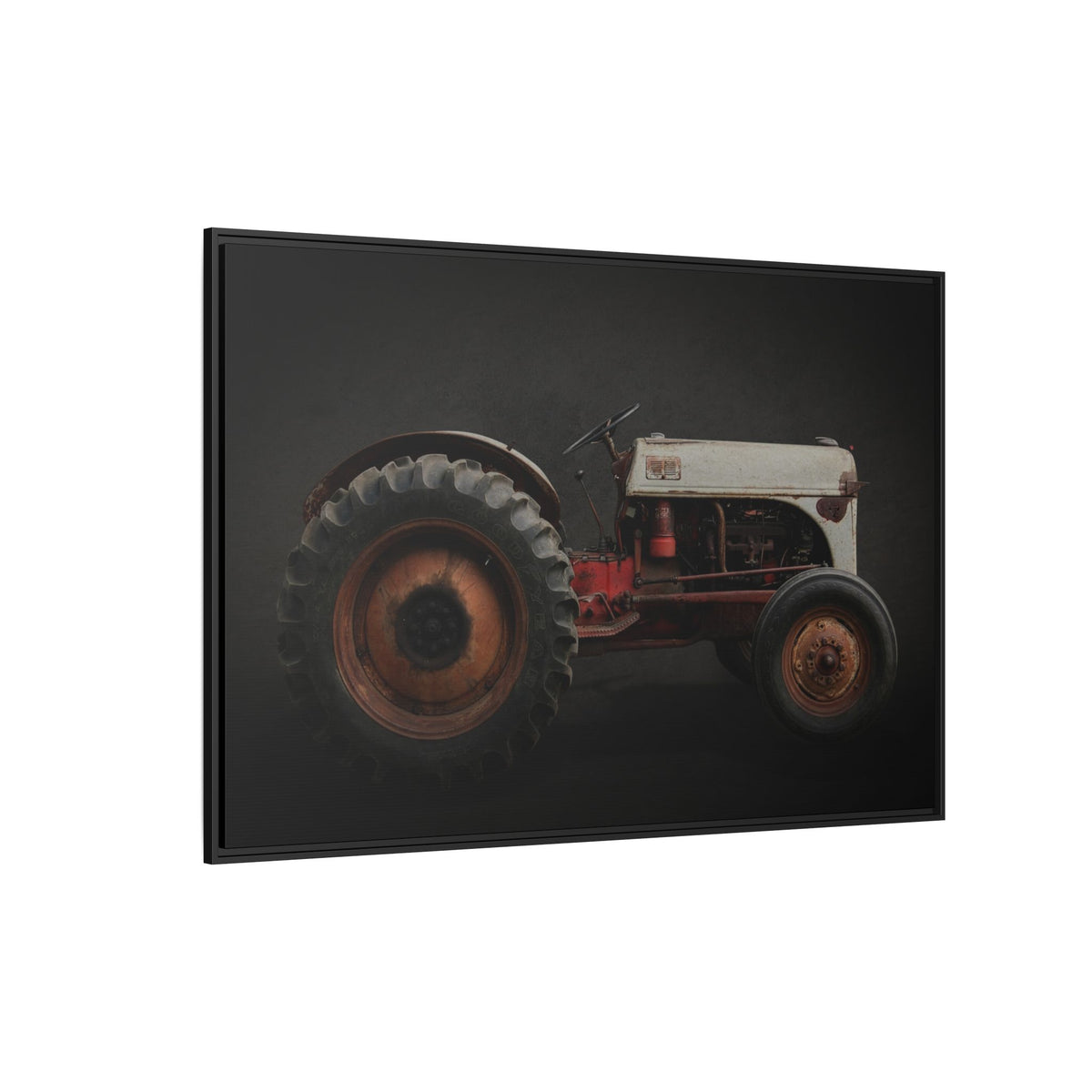 Vintage Ford 8N Tractor Photo Wall Art on Canvas