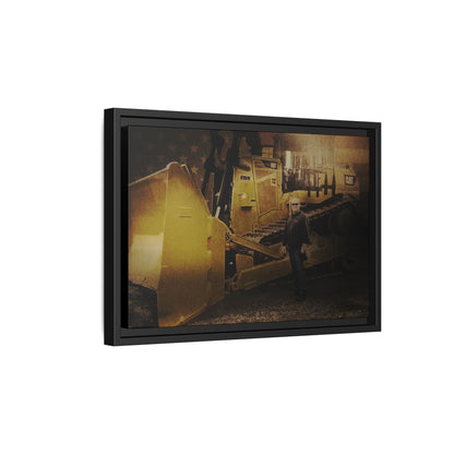 Personalized - Shane Todd - D9T Dozer | Photo Wall Art on Framed Canvas
