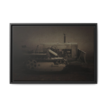 Vintage John Deere MC | Framed Wall Art on Stretched Canvas