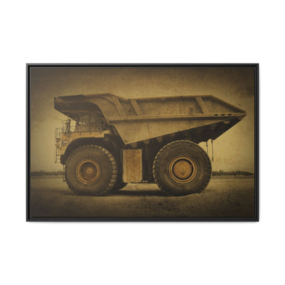 Big Wheel 795 Hauler Photo Art on Framed Canvas