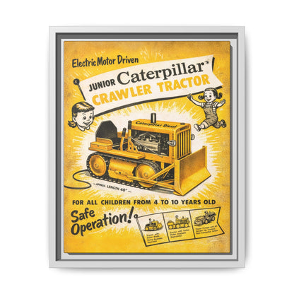 Junior Crawler Vintage Advertisement Art | Framed Wall Art on Canvas