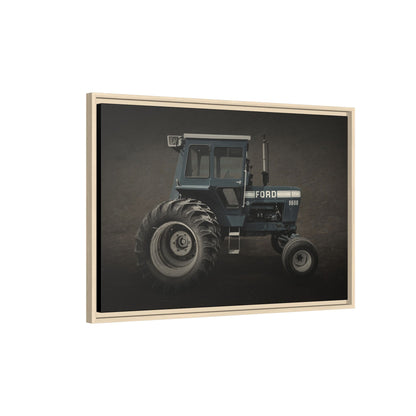 Vintage Ford 8600 Tractor Photo Wall Art on Canvas