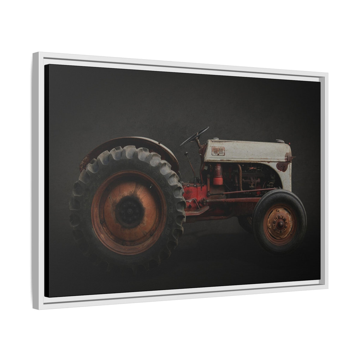 Vintage Ford 8N Tractor Photo Wall Art on Canvas