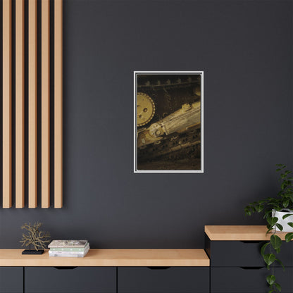 D6 Undercarriage Closeup Triptych| Framed | Right Panel