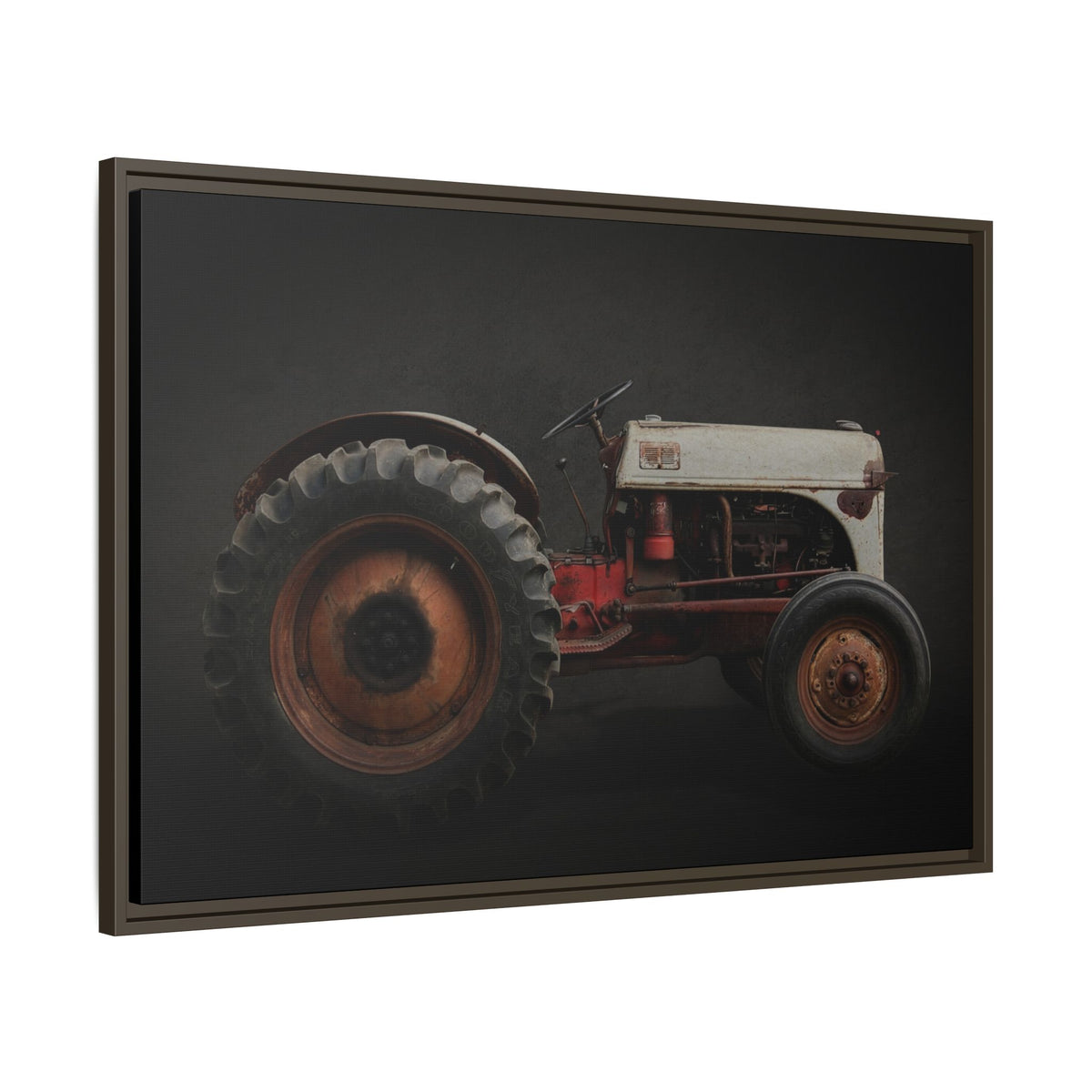 Vintage Ford 8N Tractor Photo Wall Art on Canvas