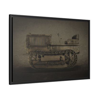 Vintage Crawler 10 'TEN' Tractor | Photo Wall Art on Framed Canvas