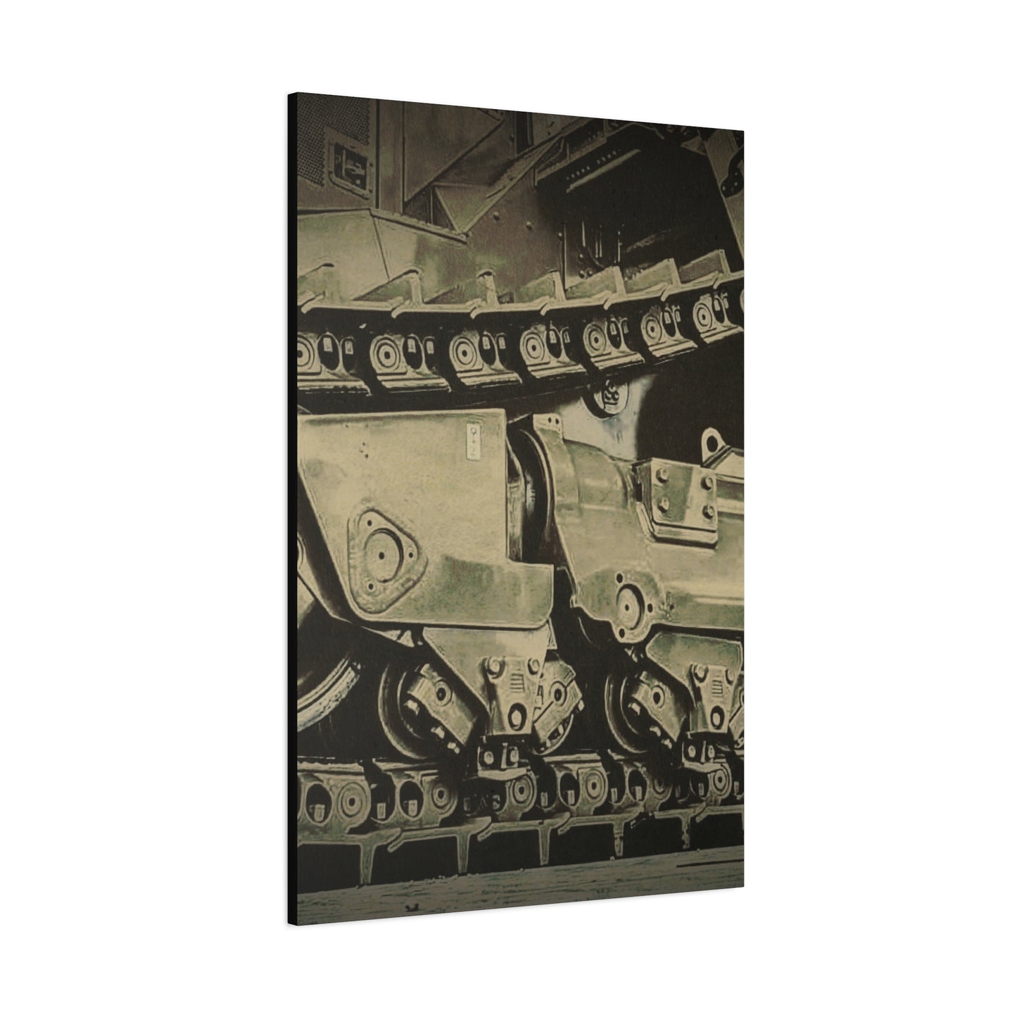 D11 Track Action | Triptych | Center Panel | Unframed