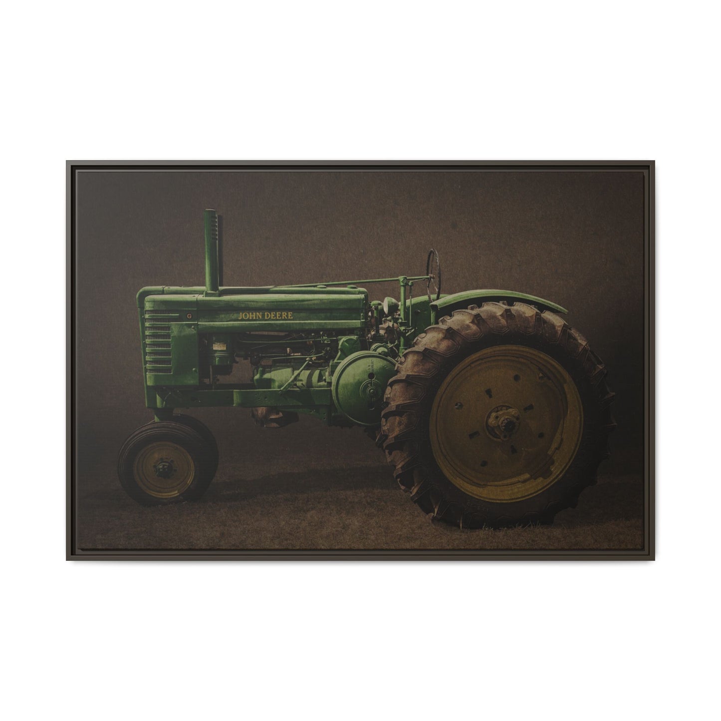 Vintage John Deere Model G | Framed Wall Art on Stretched Canvas