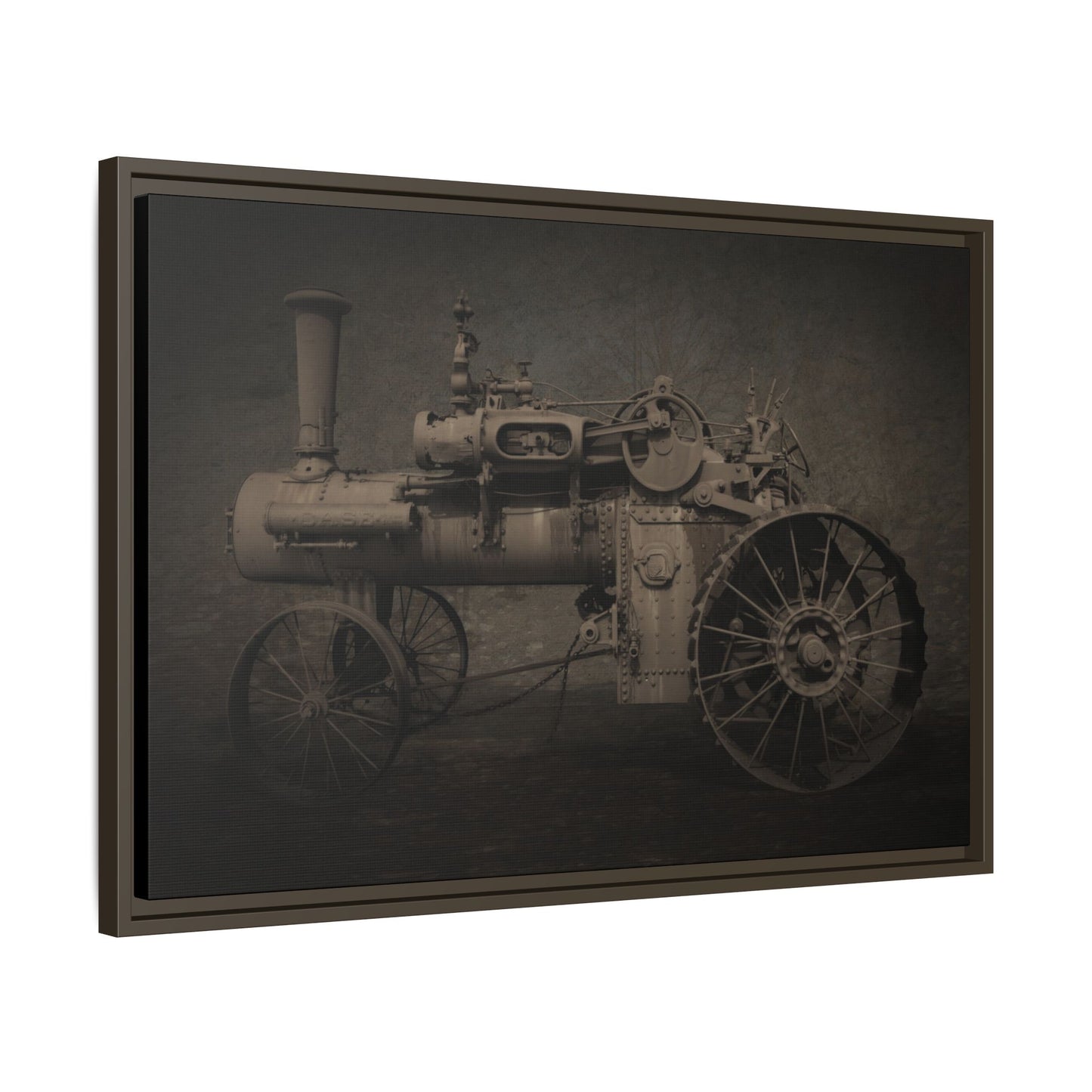 Vintage CASE 65 HP Tractor Photo Wall Art on Canvas