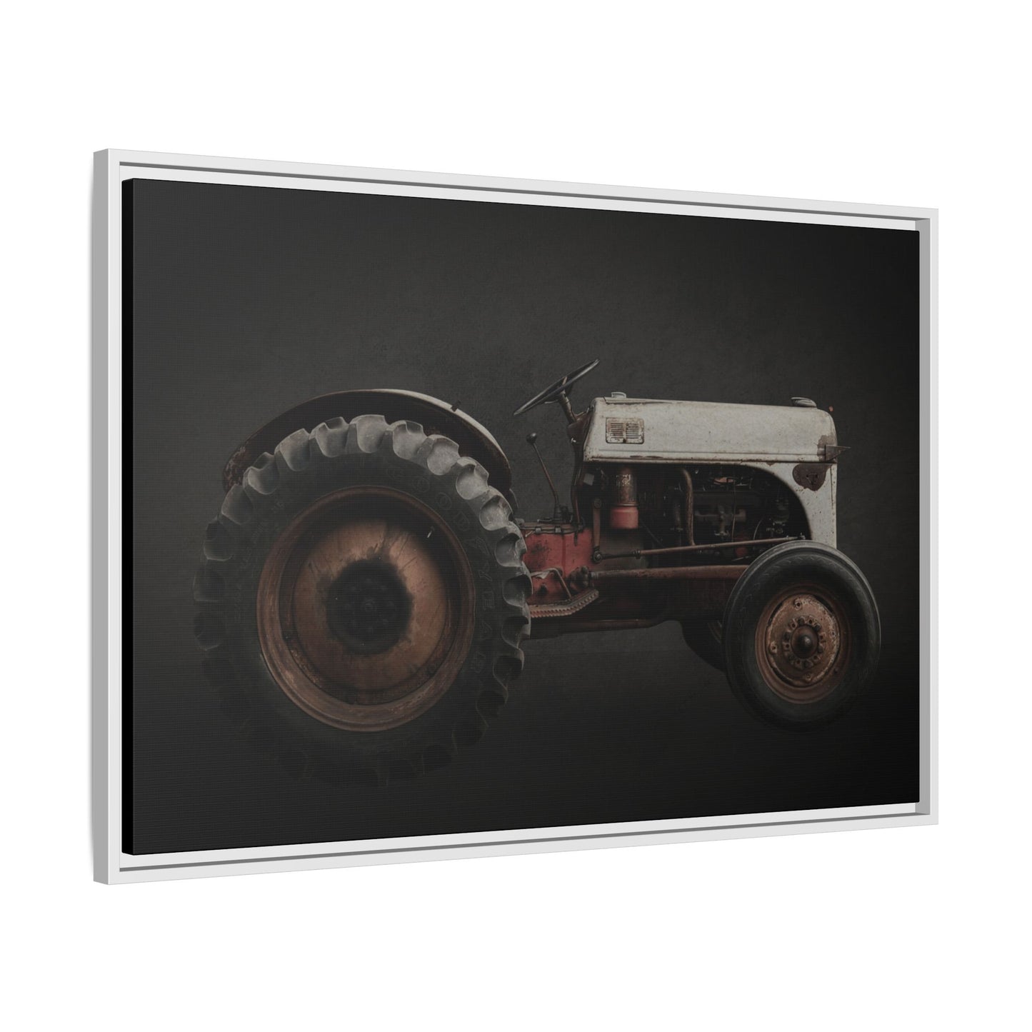 Vintage Ford 8N Tractor Photo Wall Art on Canvas