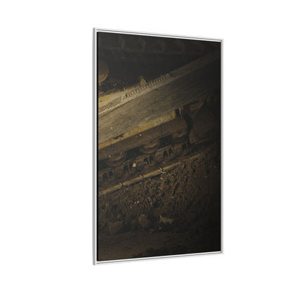 Copy of D6 Undercarriage Closeup Triptych| Framed | Right Panel