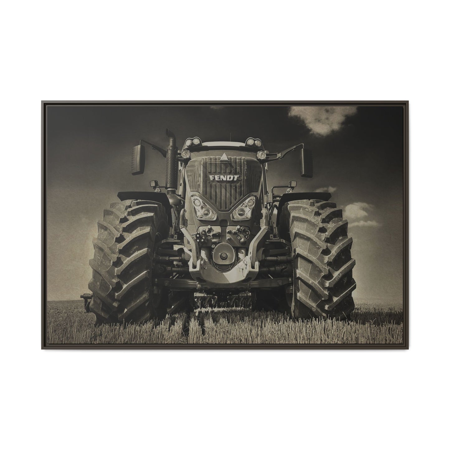 Fendt 800 Vario Coming At You | Framed Photo Wall Art on Canvas