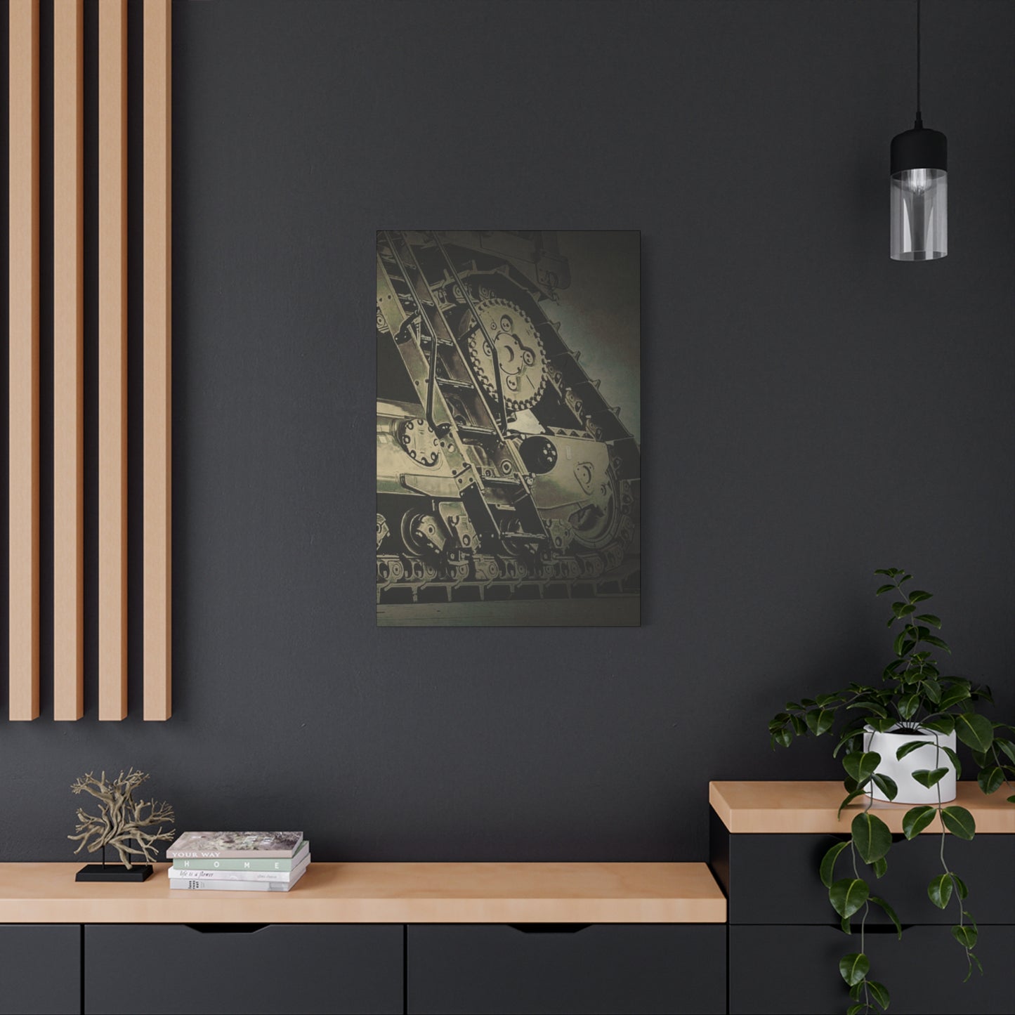 D11 Track Action | Triptych | Right Panel | Unframed