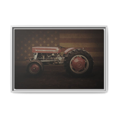 Patriotic Massey 135 | Framed Wall Art on Stretched Canvas
