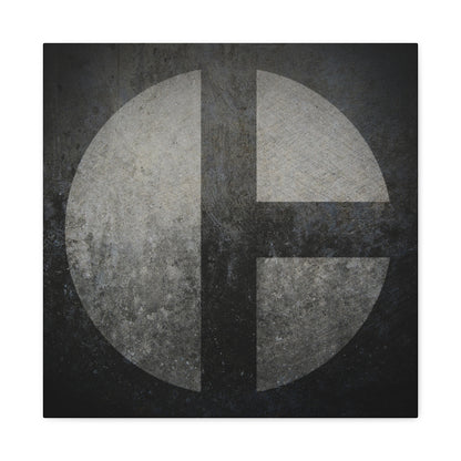 C Moon Graphic Art | Stretched Canvas (no decorative frame)