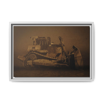 Classic Crawler D10T Photo Wall Art on Canvas