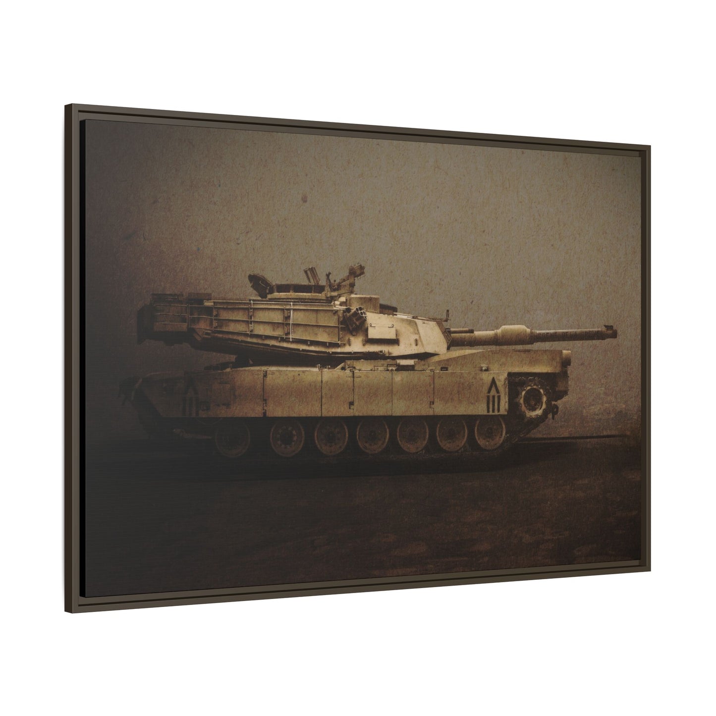 Abrams M1 Tank | Framed Wall Art on Stretched Canvas