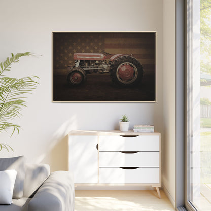 Patriotic Massey 135 | Framed Wall Art on Stretched Canvas