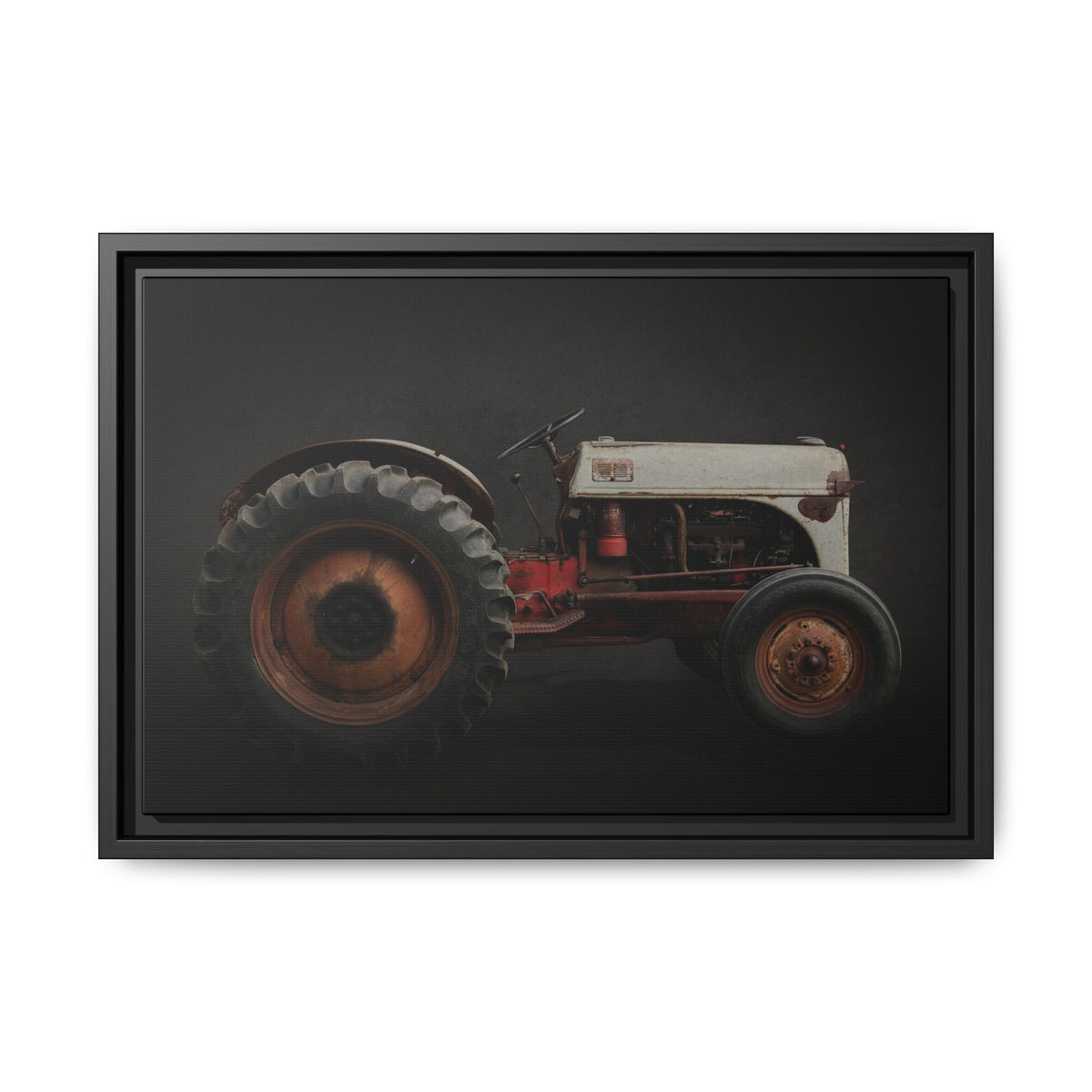 Vintage Ford 8N Tractor Photo Wall Art on Canvas
