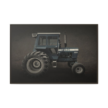 Vintage Ford 8600 Tractor Photo Wall Art on Canvas