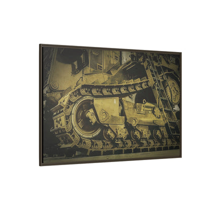Big D11 Dozer Detail | Photo Art on Framed Canvas