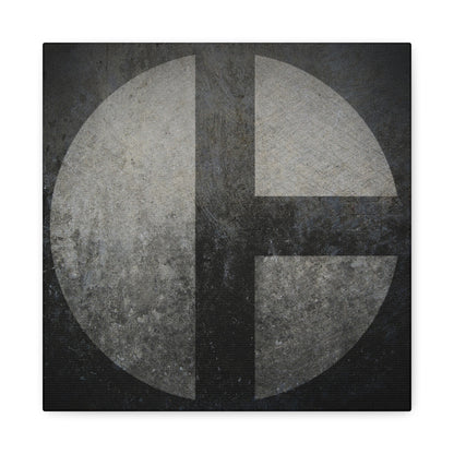 C Moon Graphic Art | Stretched Canvas (no decorative frame)