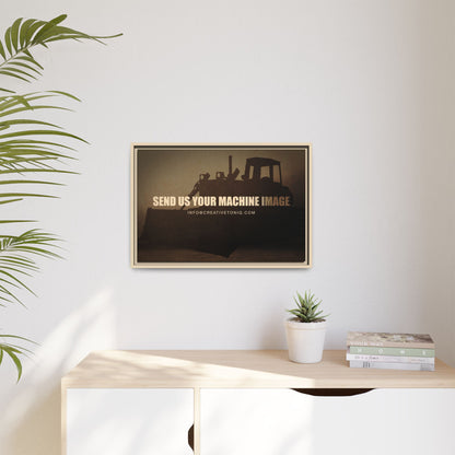 Personalized Machine Art | Framed Photo Wall Art on Canvas